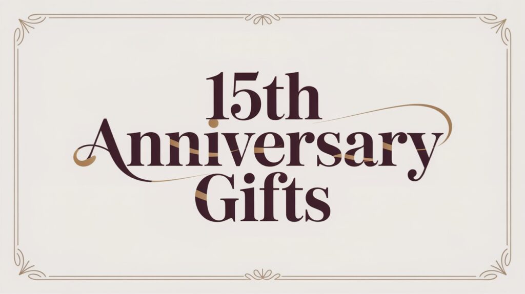 15th Anniversary Gifts