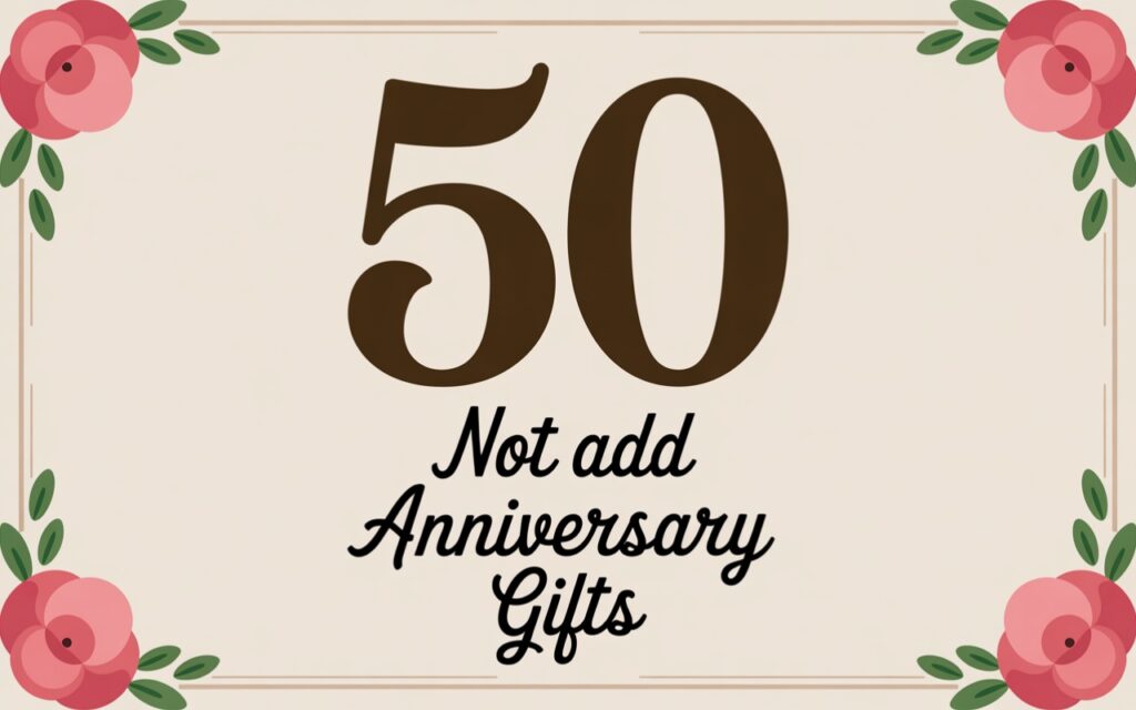 50th Anniversary Gifts