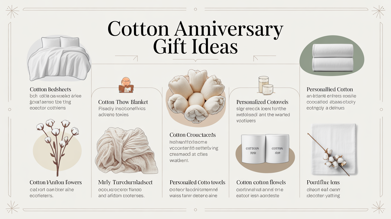 Cotton Anniversary Gift Ideas