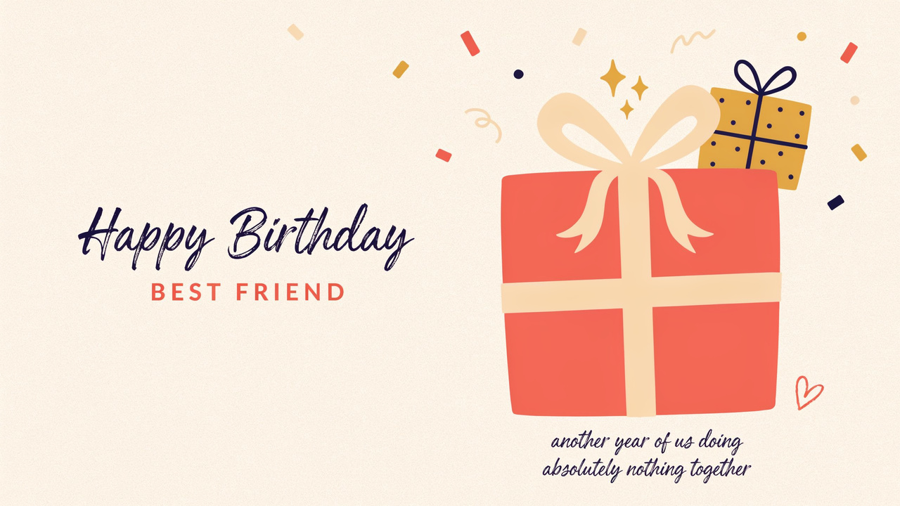 Gifts for Best Friend’s Birthday Card
